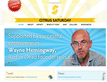 Tablet Screenshot of citrussaturday.org